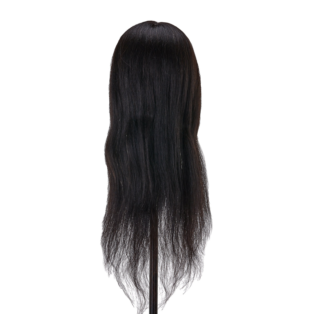Gabbiano WZ1 hairdressing training head, natural hair, color 1H, length 20"