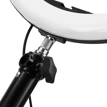 Nástěnný věšák na prstencové lampy
