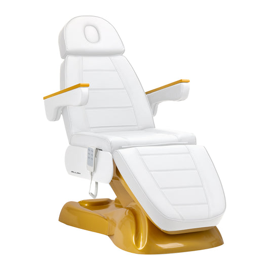 SILLON Lux 273b electric cosmetic chair, 3 motors, gold white