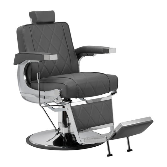 Holičské křeslo Hair System BM88066 šedé