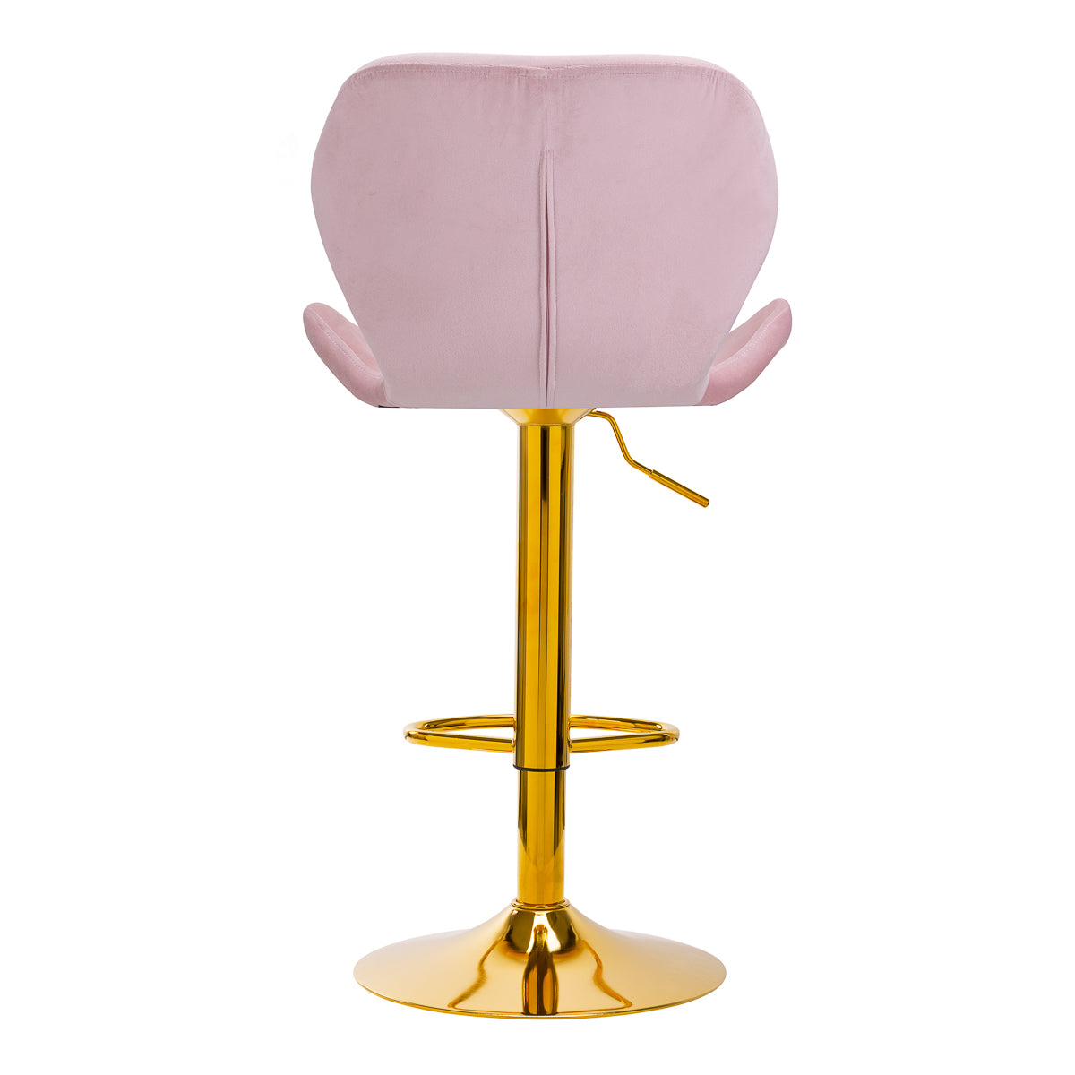 4Rico Bar stool QS-B15, pink velvet
