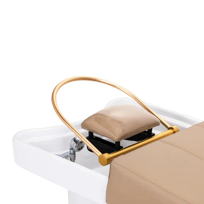 Gabbiano Head Spa 017 mycí lůžko na vlasy béžové barvy 