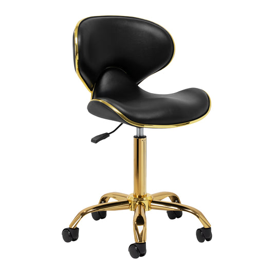 Kosmetická stolička Gabbiano Q-4599G Gold Black 