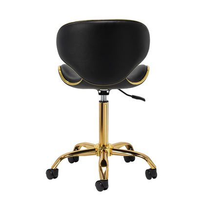 Kosmetická stolička Gabbiano Q-4599G Gold Black 