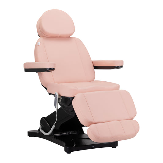 Elektrické kosmetické křeslo SILLON CLASSIC, 3 motory, růžové a černé 