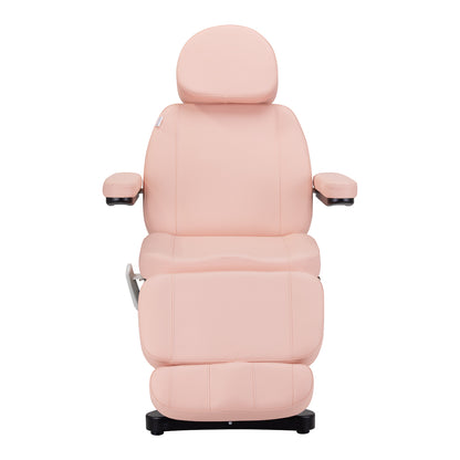 Elektrické kosmetické křeslo SILLON CLASSIC, 3 motory, růžové a černé 