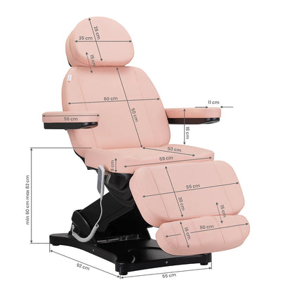 SILLON CLASSIC elektrische Kosmetikliege, 3 Motoren, rosa und schwarz