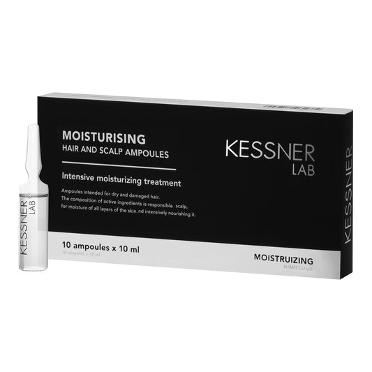 KESSNER LAB Hydratační ampule na pokožku hlavy a vlasy 10 x 10 ml 