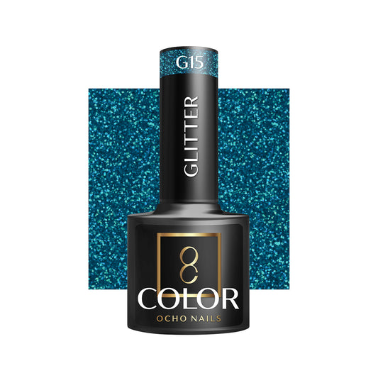 OCHO NAILS Glitter hybridní lak na nehty G15 -5 g