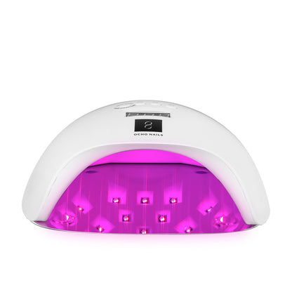 UV LED lampa OCHO NAILS X13 65W plus bílá se zrcadlovým dnem