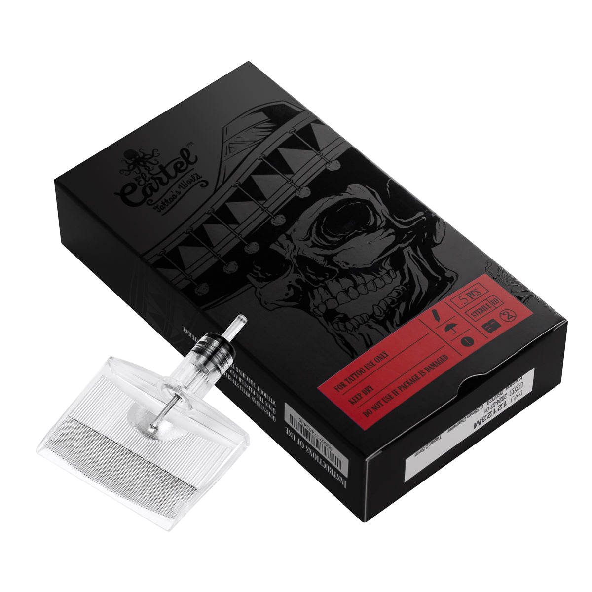 El Cartel V2 tattoo cartridge - 0.35 123RM ShortTaper 5 pcs.