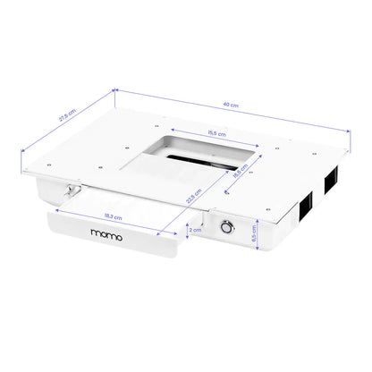Cosmetic desk MOMO L01 with dust absorber