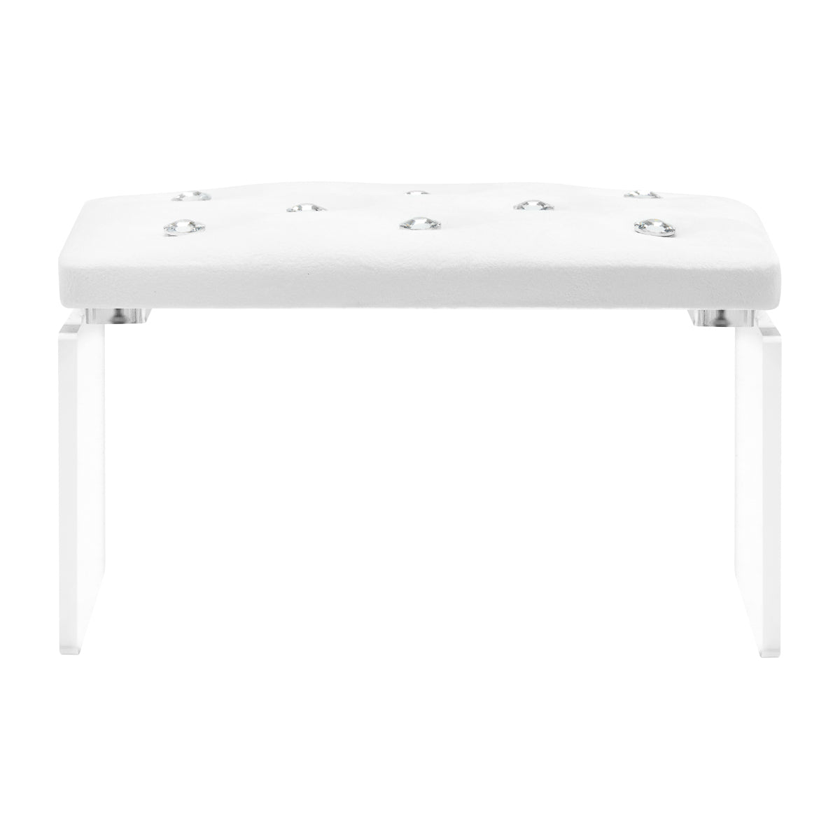 Momo Diamond Velour manicure support, white