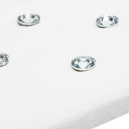 Momo Diamond Velour manicure support, white