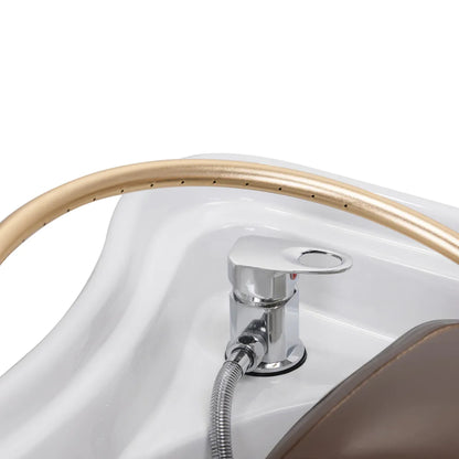 Gabbiano Head Spa 017 mycí lůžko na vlasy hnědé 