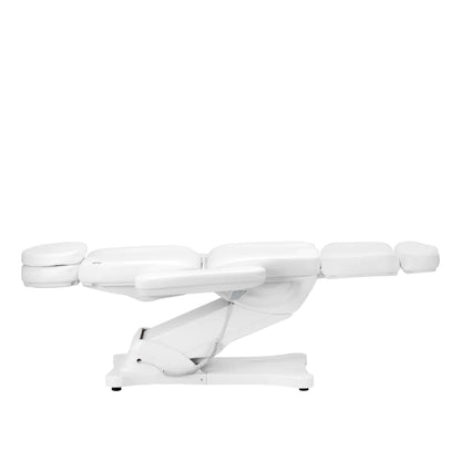 Elektrické kosmetické křeslo SILLON CLASSIC 3 motory s vyhříváním, druhá edice, bílá 