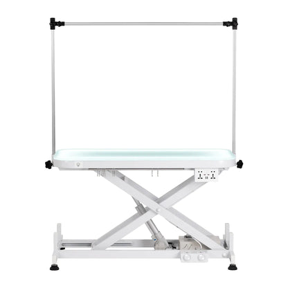 Electric grooming table P4W 3 with lighting, white