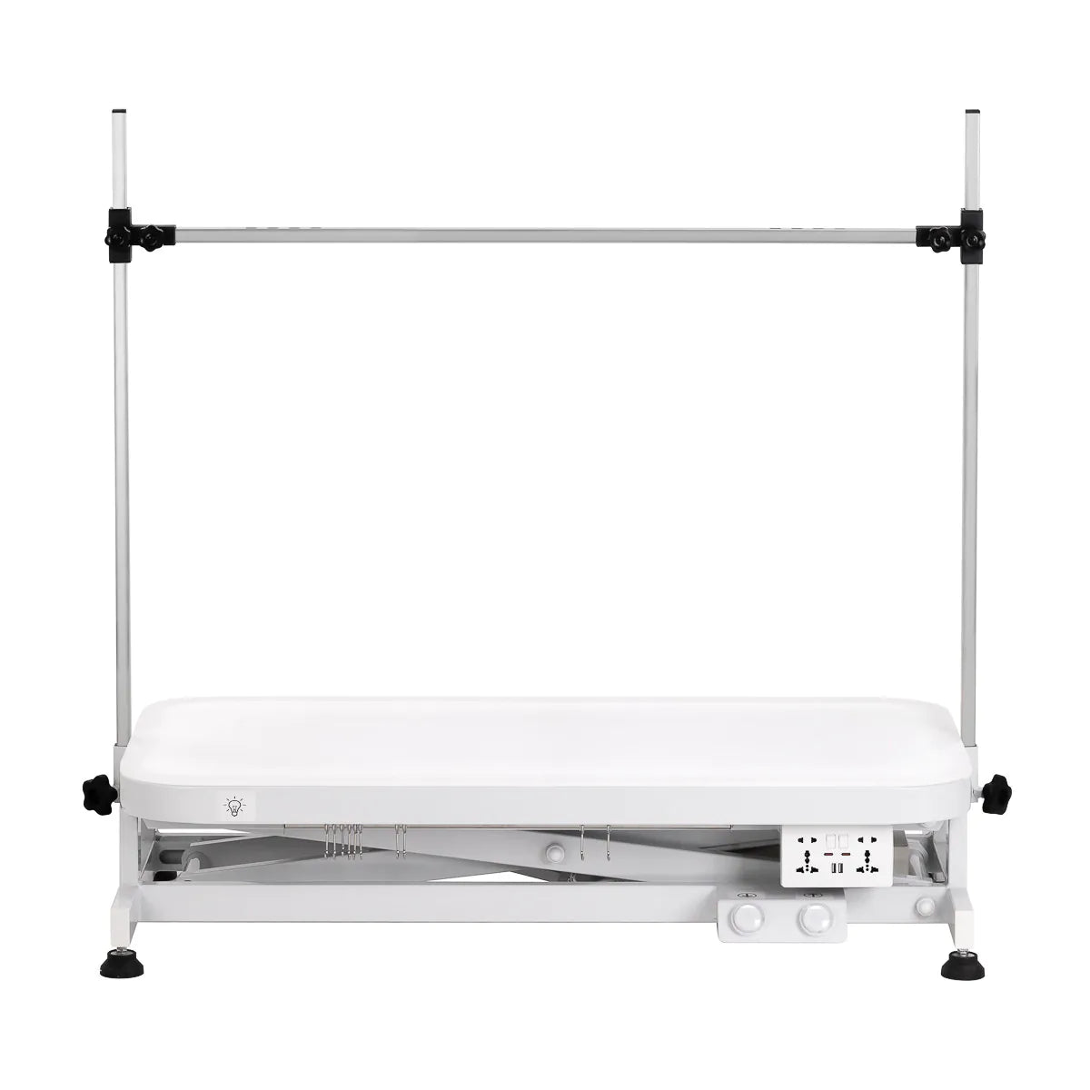 Electric grooming table P4W 3 with lighting, white