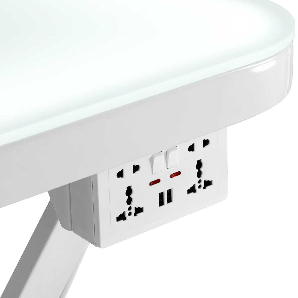 Electric grooming table P4W 3 with lighting, white