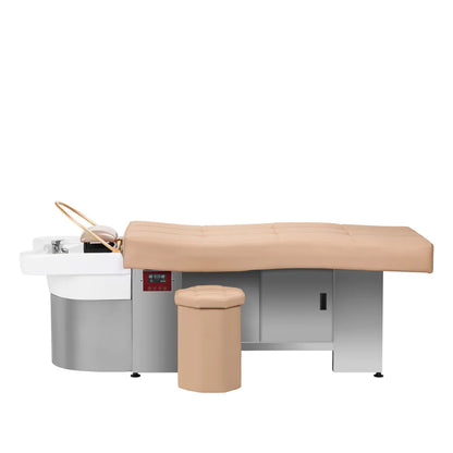 Gabbiano Head Spa 017B mycí lůžko na vlasy béžové barvy 