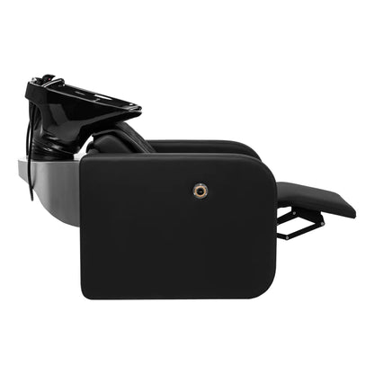 Kadeřnická mycí jednotka Gabbiano Sylvia černá 