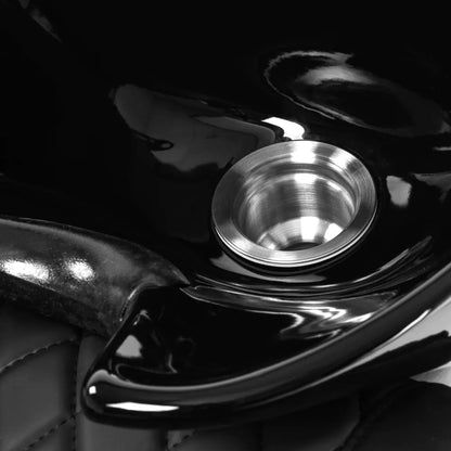 Kadeřnická mycí jednotka Gabbiano Sylvia černá 