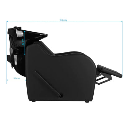 Gabbiano Kadeřnická mycí jednotka Carmen černá 