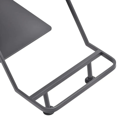 Kadeřnické křeslo Gabbiano Porto šedo-černé