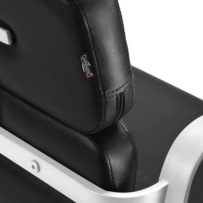 Gabbiano hairdressing chair Porto white black