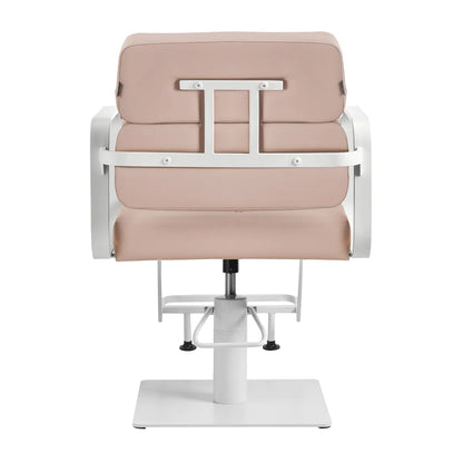 Gabbiano hairdressing chair Porto white beige