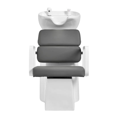 Gabbiano Porto hair wash unit white grey