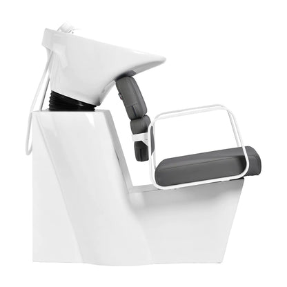 Gabbiano Porto hair wash unit white grey