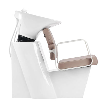 Gabbiano Porto hair wash unit white beige