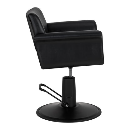 Gabbiano Lucca hairdressing chair black