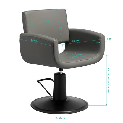 Gabbiano Mataro hairdressing chair gray