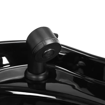 Gabbiano hairdressing wash unit Mataro black