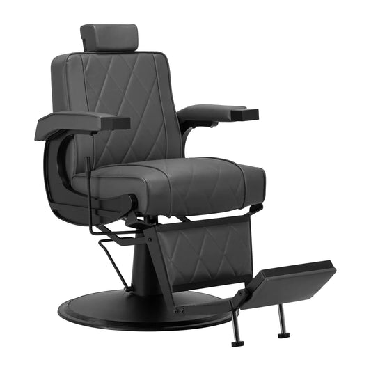 Holičské křeslo Hair System BM88066 šedé