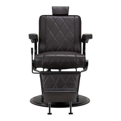 Holičské křeslo Hair System BM88066B hnědé