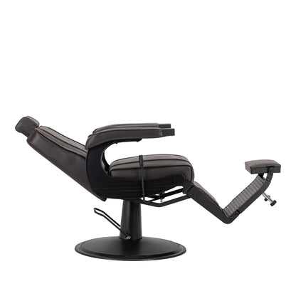 Holičské křeslo Hair System BM88066B hnědé