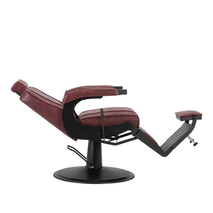 Holičské křeslo Hair System BM88066B hnědé