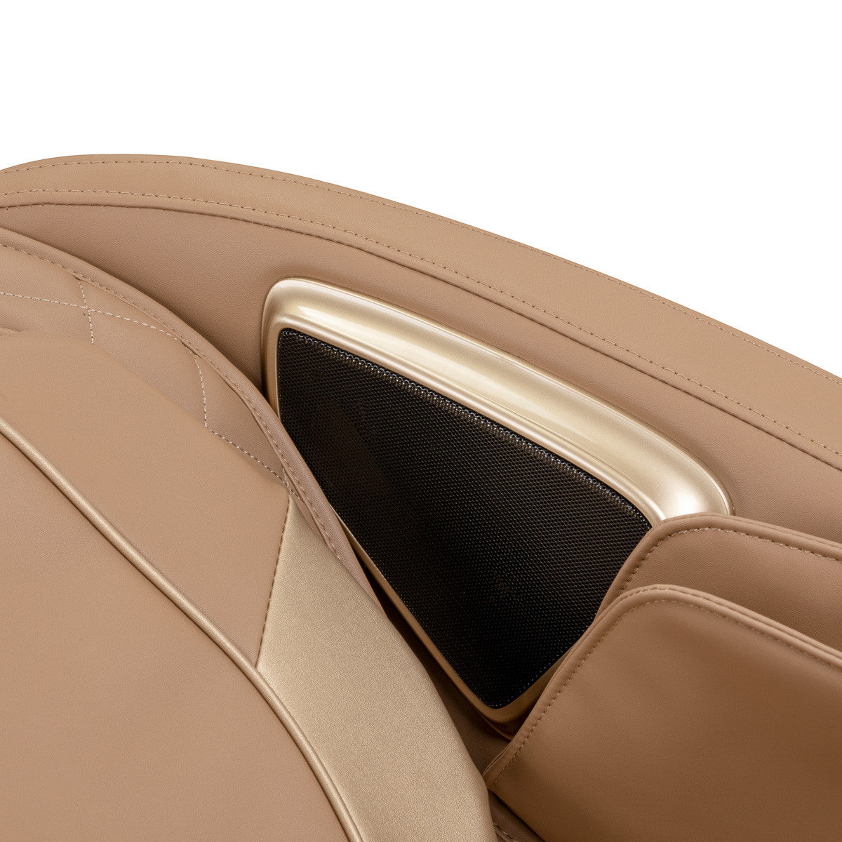 Masážní křeslo Sakura Luxury 808 v bílé a béžové barvě