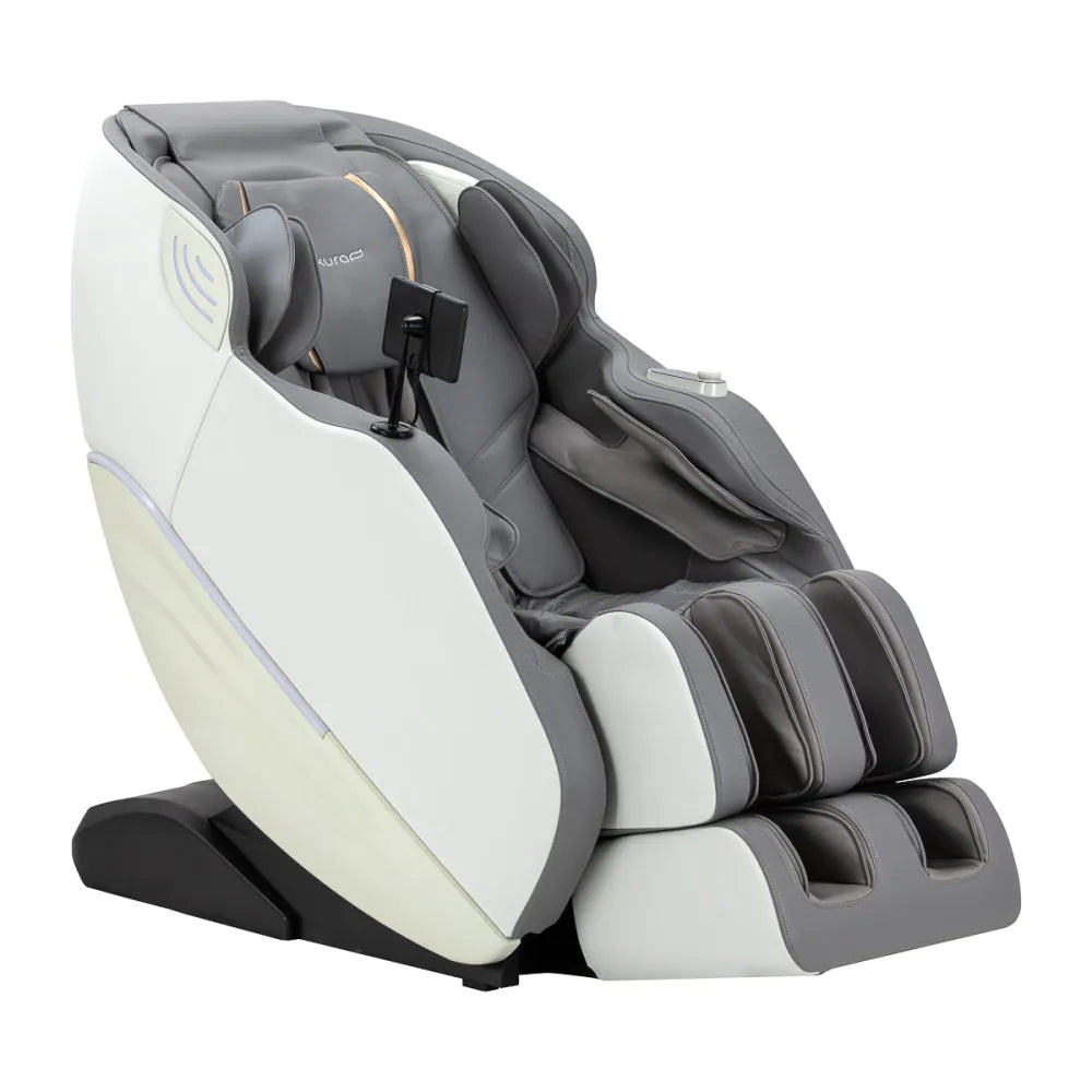 Massagesessel 3D Sakura Maximus 809 weiß und grau