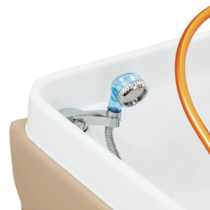 Gabbiano Head Spa Maldives hair washing bed beige