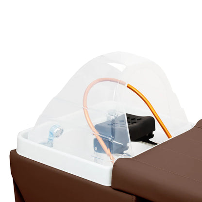 Gabbiano Head Spa Maldives hair washing bed brown