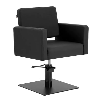 Gabbiano Vitoria Friseurstuhl Schwarz