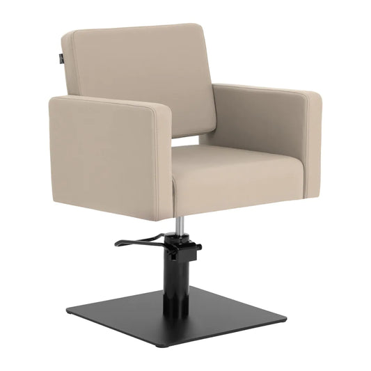 Gabbiano Vitoria Friseurstuhl grau-beige