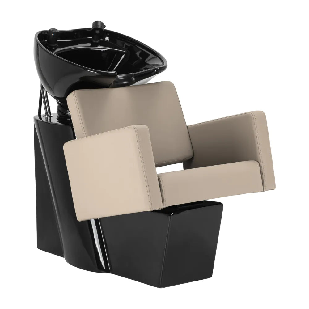 Gabbiano Vitoria Friseurwaschanlage grau-beige