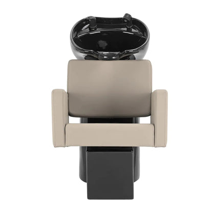 Gabbiano Vitoria Friseurwaschanlage grau-beige