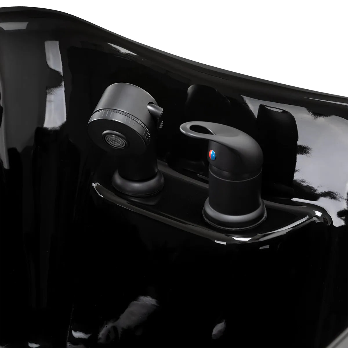 Gabbiano hairdressing wash unit Elda Black