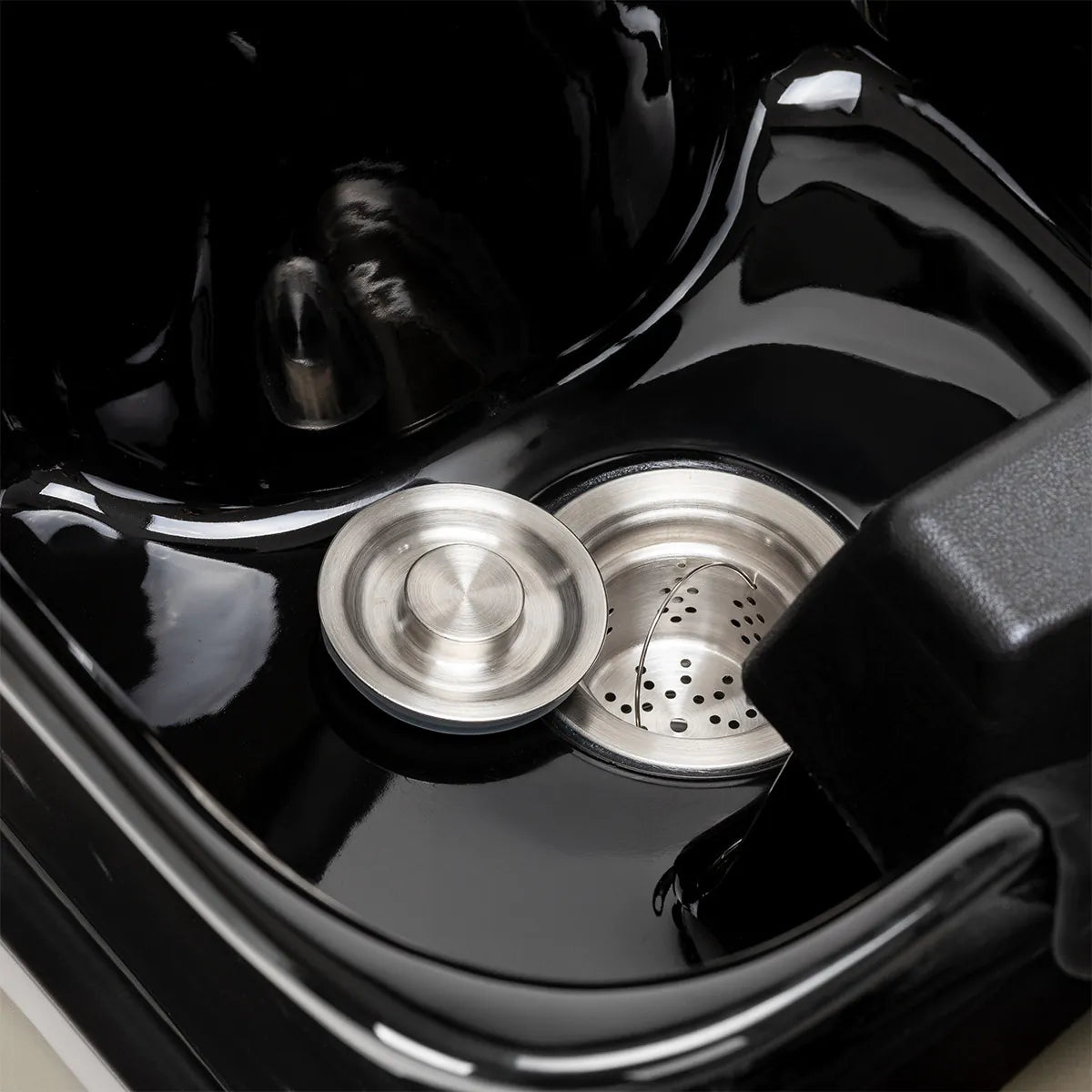 Gabbiano hairdressing wash unit Elda Black